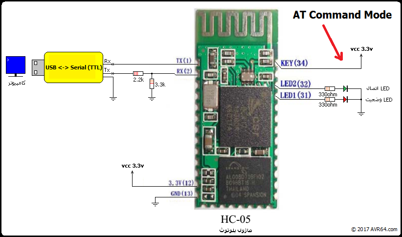 HC-05-bluetooth-schematic