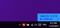 Windows 10 free persian Calendar